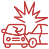 motor vehicle accident icon